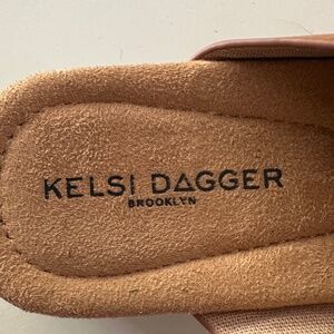Kelsi Dagger Dover Light Saddle Platform Sandals sz 6.5